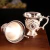 Retro Wine Glasses Alloy Craft Gift Home Decoration Tea Cup For Kithcen Dining Room Tableware Bar Home Decor