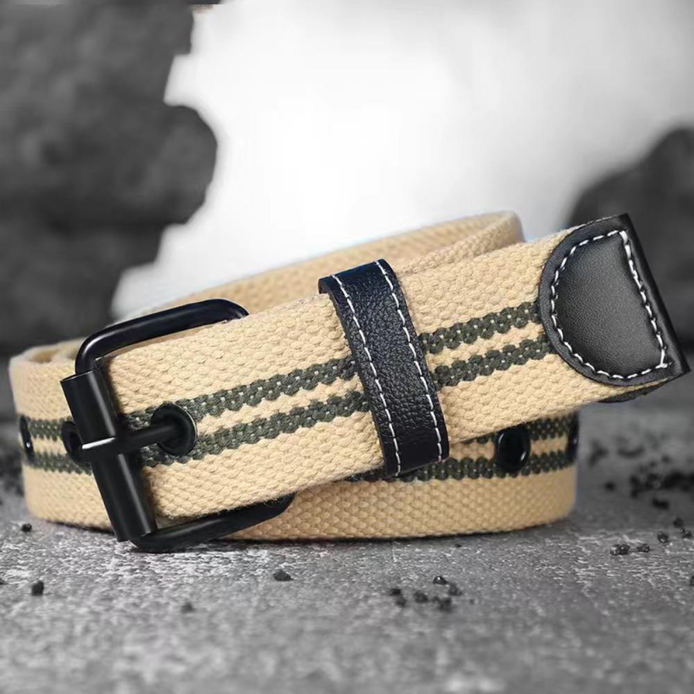 Cintos de Cintura de Fivela de Liga da Moda Tecido Respirável Faixa de Cintura Esportes ao Ar Livre Cinto de Lona de Nylon