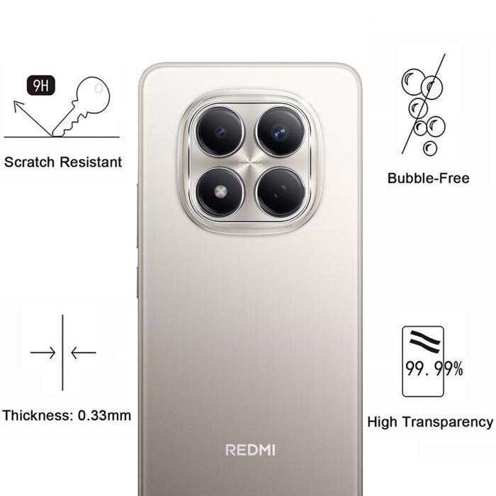 Protection Caméra pour Xiaomi Redmi Note 15 PRO 4G [Lot de 2] Verre Trempé Appareil Photo Arrière Film Protection Phonillico®