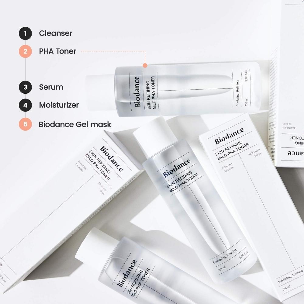 Biodance Mild Pha Toner 8  Pha Gentle Exfoliation 5.07 Oz