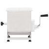 Manual Meat Mixer with Gearbox Silver Stainless Steel