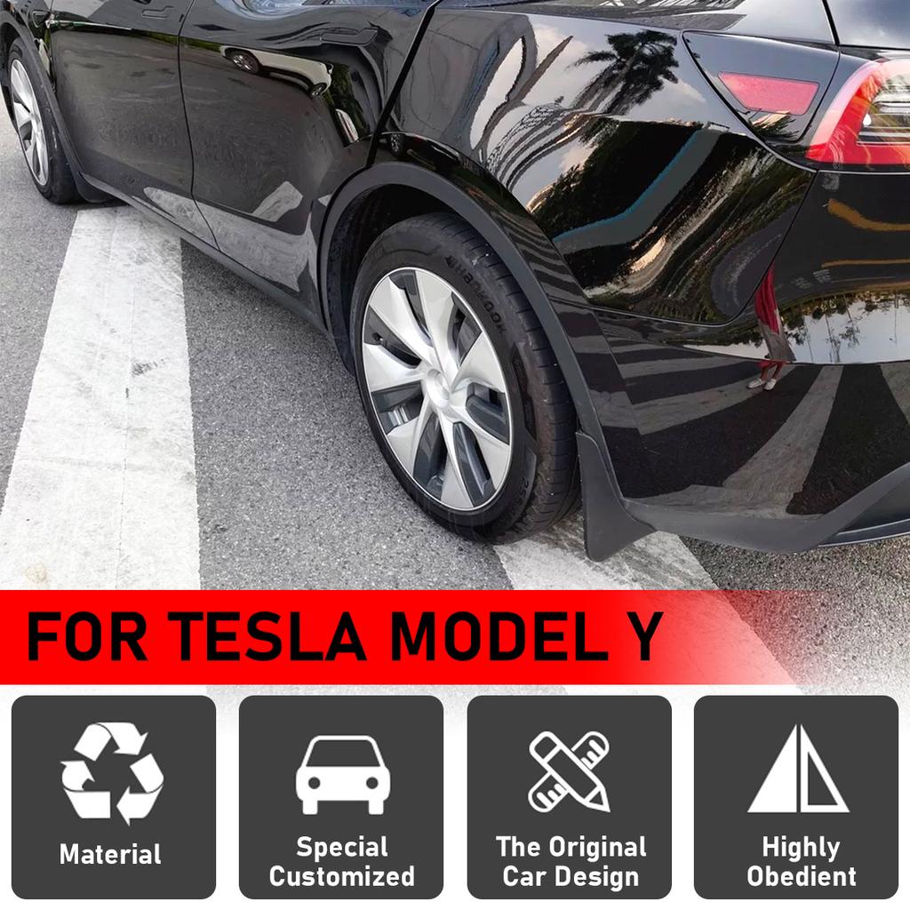 Mud Flaps Mudflaps Splash Guards Mudguards Front Rear Fender Protector For Tesla Model Y  2022 2023 Model 3 Model3
