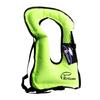 Rrtizan Adult Portable Inflatable Snorkel Vest, Swim Vest Jacket for Snorkeling, Swimming, and Diving Safety (Green)