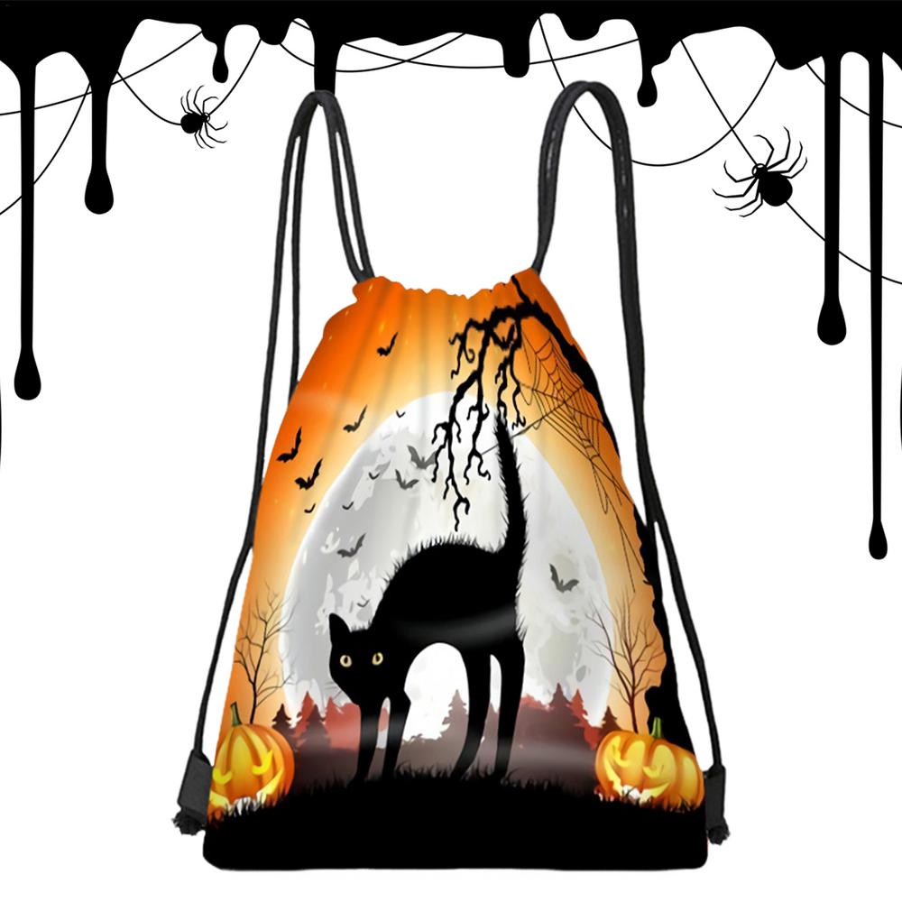 

Drawstring Bags Party Bag 13X16.9 Inches Halloween Drawstring Large Backpack Candy Goodie Pouch For Party Supplies 43X33X2cm
