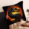 MMortal Kombat Pillow Cover for Bedroom Room and Living Room Sofa Decorative Cushion Cover
