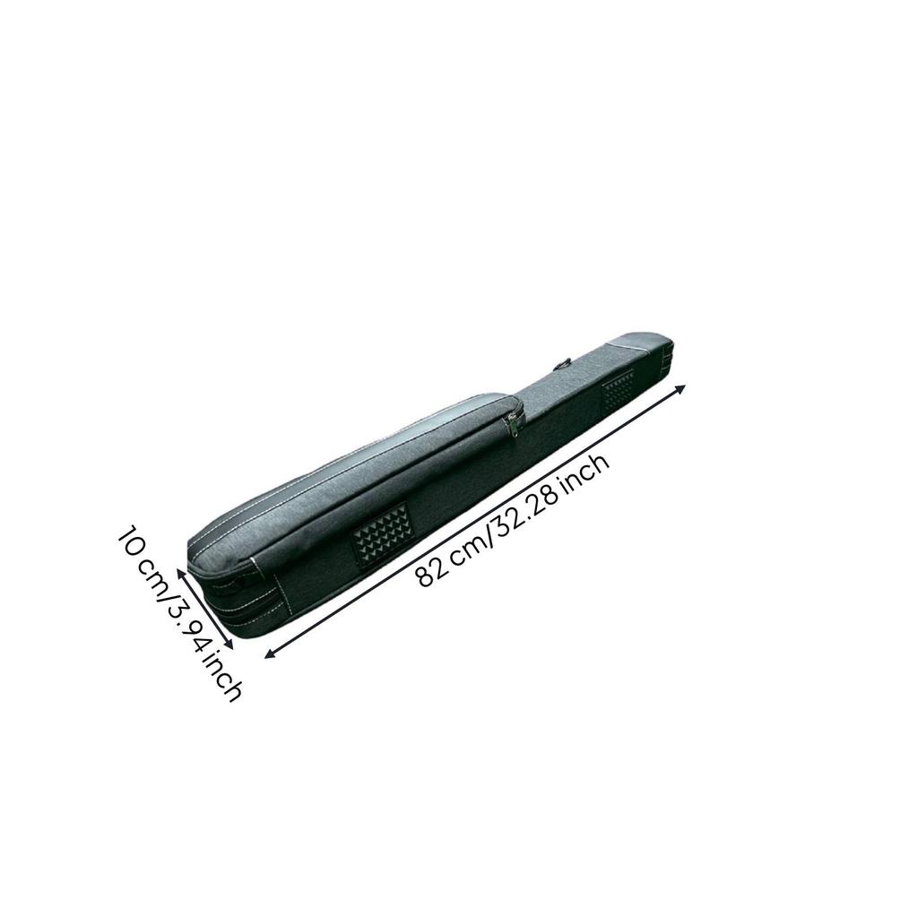 Billiard Cue Case Zippered Snooker Heavy-Duty Soft