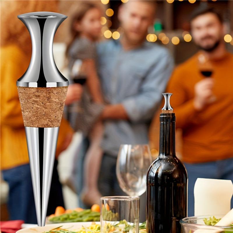1Pc red wine cork wine bottle cork fresh-keeping plug sealing plug flat head non-leaking wine set