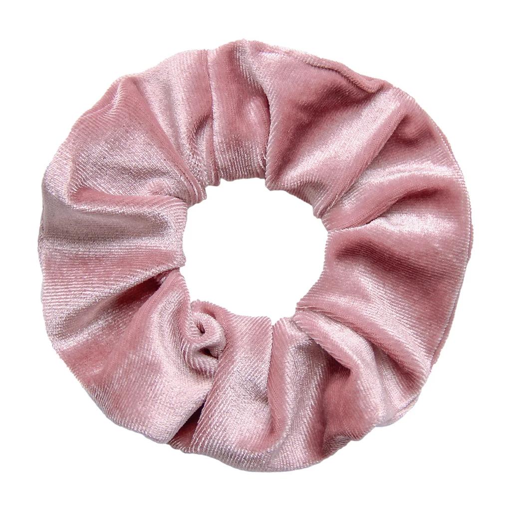 45 Colors Large Vintage Velvet Scrunchies Girls Elastic Hair Bands Ponytail Holder Ties Rubber Bands Fashion Women Accessories