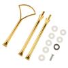 3 Tier Fan Top Cake Stand Holder Rack Handle Fitting Hardware Rod