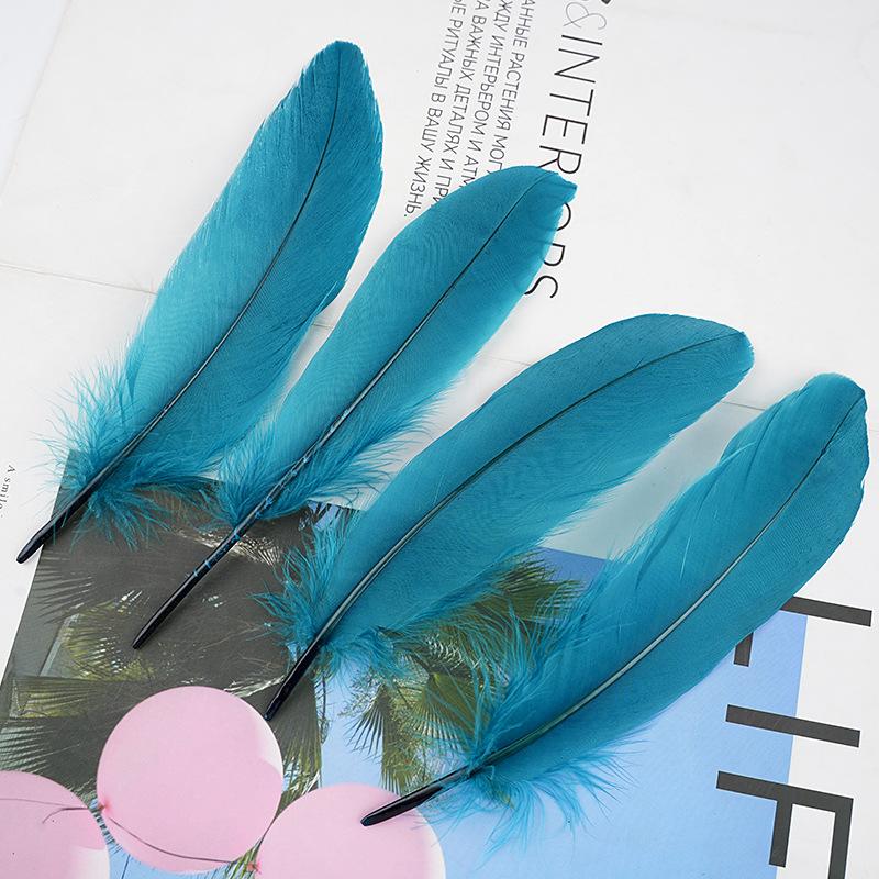 

50 шт. 28 цветов Сделай сам Перо Жесткое Большое Плавающее Перо Свадебное Платье Детские Материалы для Ручной Работы