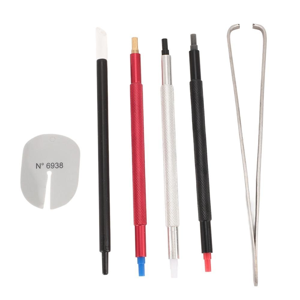 

Alloy Steel Watch Hand Setting Tool Pointer Adjustment Dial Cleaner Pen Watch Hand Pusher Set Extraction Tools
