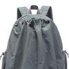 New Anta Washed Cloth Backpack Unisex Volcanic Gray 192518155U-3