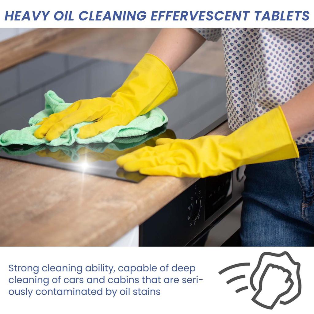 1/5/10PcsKitchen Cleaning Effervescent Tablets Kitchen Range Hood Stove Heavy Oil Removal Oil Dirt Cleaning Effervescent Tablets