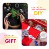 100/200PCS 1 Inch Acrylic Blanks Christmas Ornament Clear Acrylic Round Discs Acrylic Sheet Panel for DIY Craft Holiday Supplies