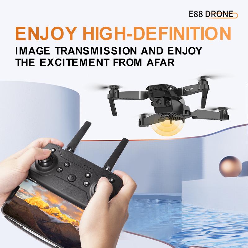 E88 Cross-Border Drone: Aerial Photography Remote Control Toy for Kids, E525 Model, Popular On TikTok and Kuaishou Live.