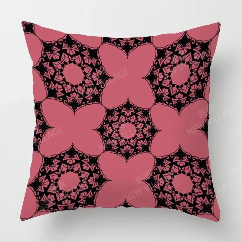 Fall Home Decor Autumn Living Room Throw Pillow Cover Sofa Boho Cushion Cover   Mandala