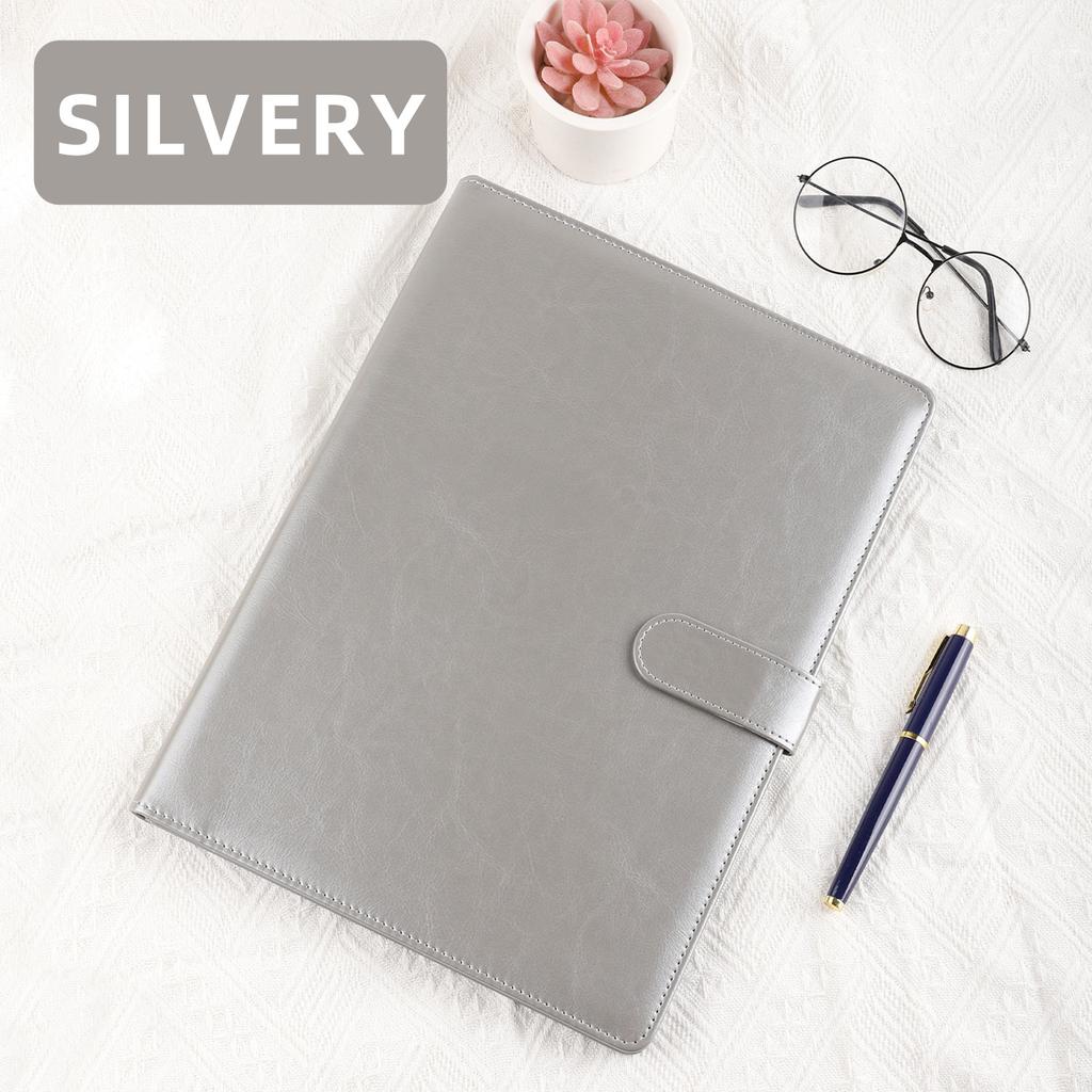 Personalized Logo Factory Price A4 Presentation Folder Custom PU Leather Multi-Functional Loose-Leaf Water-proof Durable