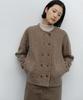 ANOTHER OFFICE WOMEN W. Moss Stitch Double Cardigan (Light Brown)