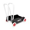 BRIO Push Cart, Black, 31351, for ages 9 months and up. [Toy, Wooden Toy, Gift (Birthday/Christmas)]