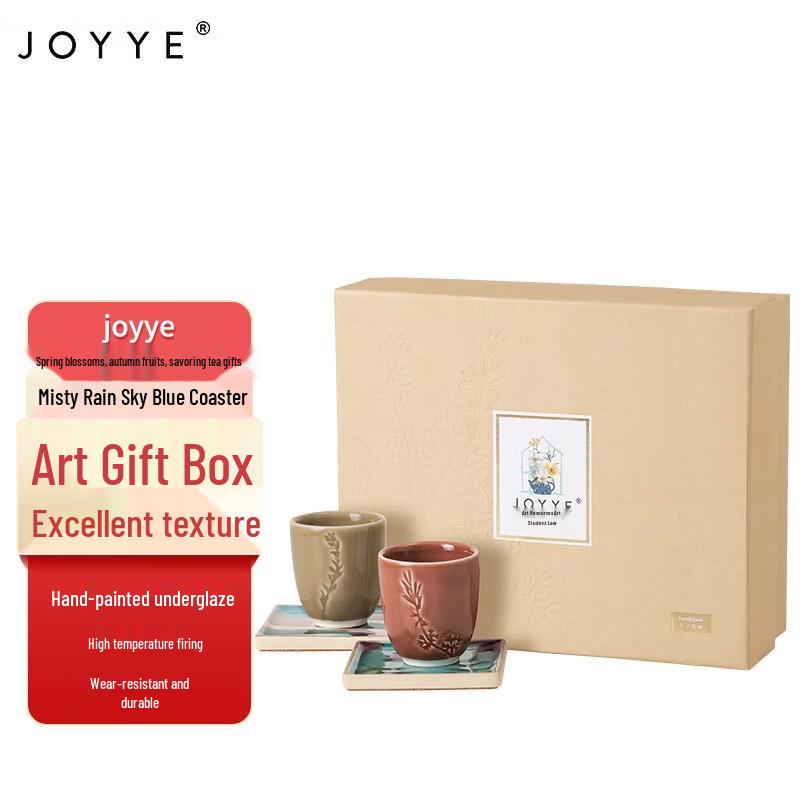 JOYYE Spring & Autumn Handcrafted Ceramic Tea Cup Set