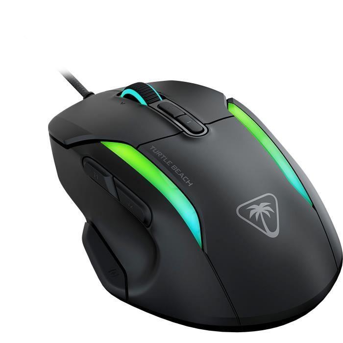 Souris gaming sans fil - turtle beach kone™ ii - ultra légère - noir, 26 000 dpi, 23 fonctions personnalisables
