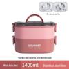 Microwaveable Insulated Lunch Box with Cutlery: Large Capacity Bento for Office Workers and Students