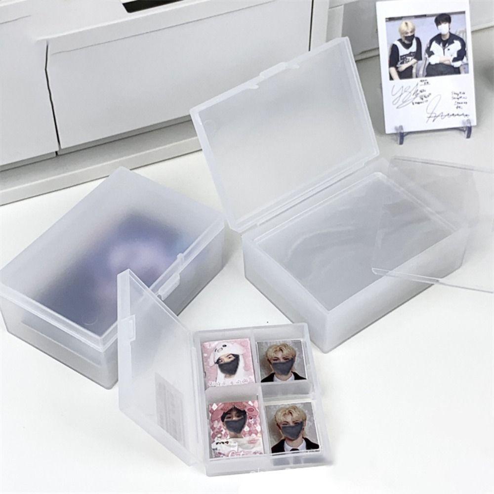 Dustproof Jewelry Storage Box Large Capacity Mini Storage Box Transparent Medicine Box