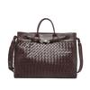 Bolsa de palha tecida à mão, bolsa de mão de alta qualidade e grande capacidade, bolsa mensageiro versátil para ombro, sucesso de exportação
