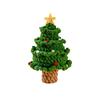Handmade Knitted Christmas Tree Ornament – Creative Holiday Yarn Decoration For Home, Table, And Gift Display