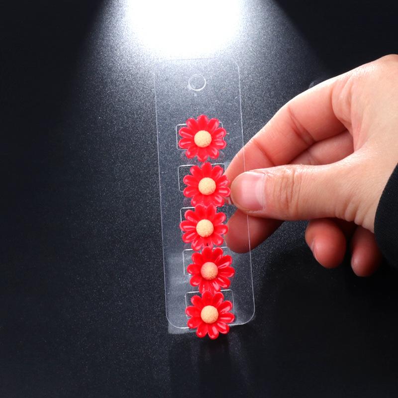 5 pezzi di cristallo bean fibbia fermaglio per capelli copricapo carta per capelli ragazze pettinatura clip per capelli intrecciati