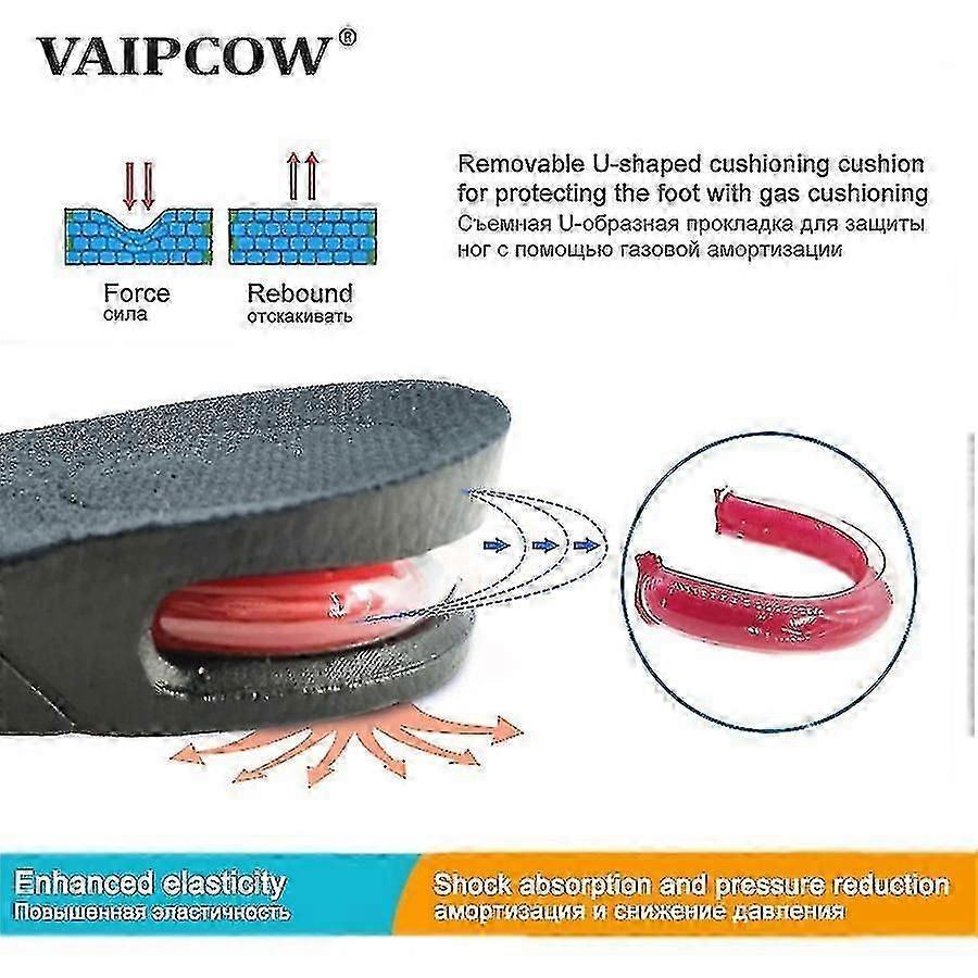 Three Pairs Invisible Insole For Heightening, From 3 Cm To 9 Cm, Heightening Pad, Adjustable -Q