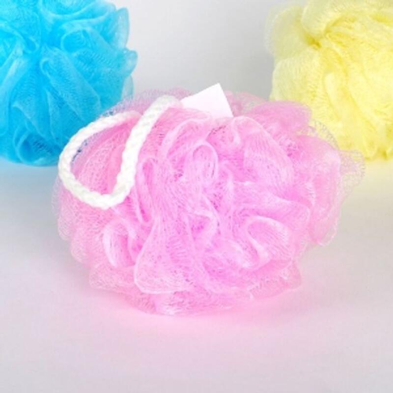 E-Life Shower Ball Mesh Bubble Shower Towel [WCB72A6]