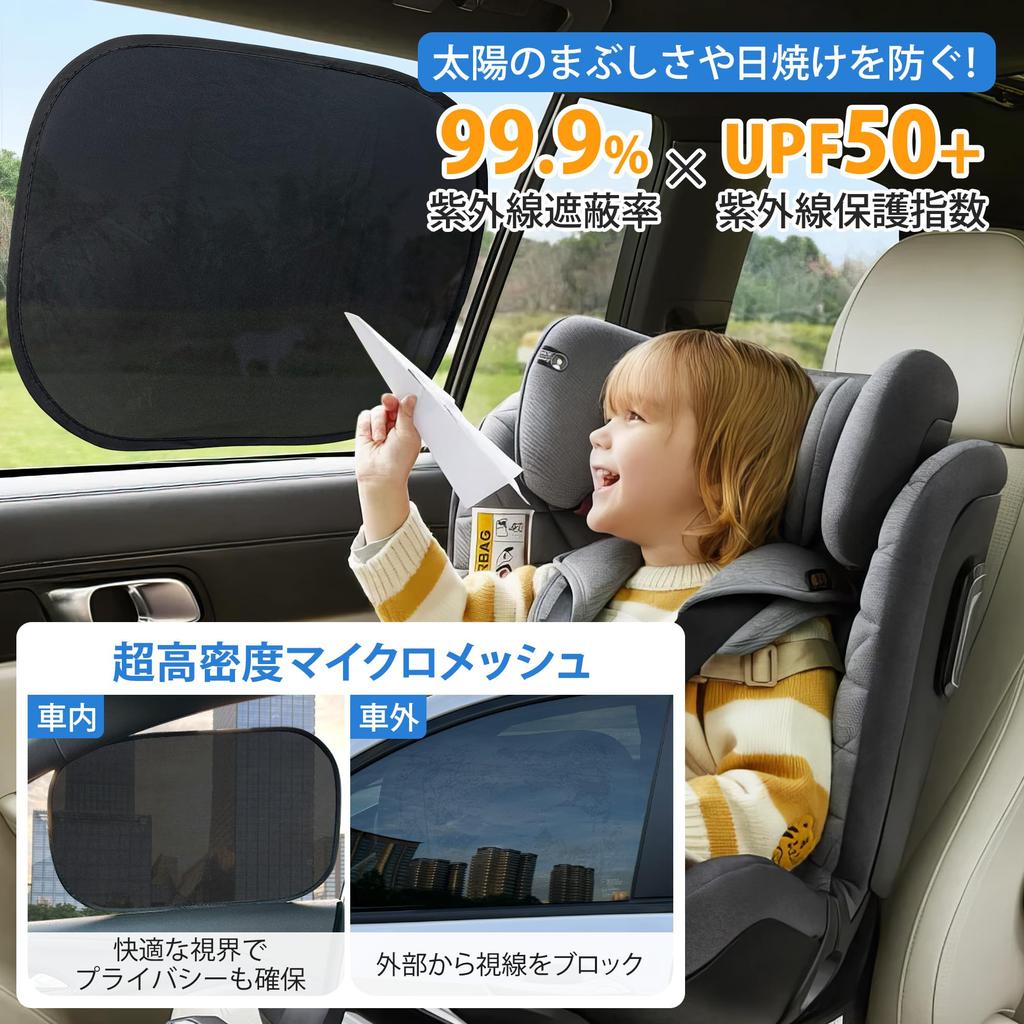 GOKEI Car Sunshade, Car Window Sun Shade, Static Film [2 Pieces] Car Sun Shade,