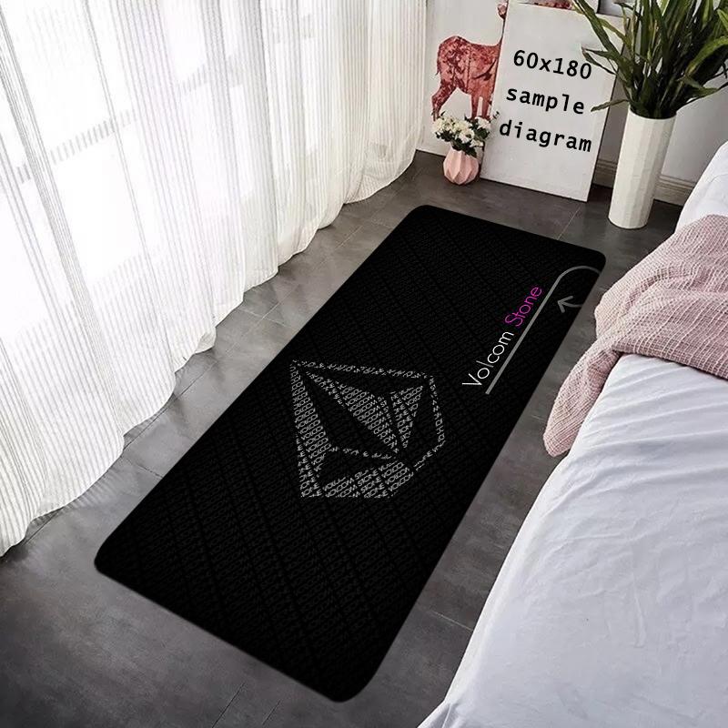Floor Mat Non-slip Foot Rug for Entryway V-Volcom Hallway Carpet Kitchen Water Adsorbed Rugs Fluffy Bedside Mats Home Decoration