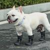 4Pcs Dog Feet Cover Protective Shoes for Pet with Adjustable Sticker Shoes Dogs Thick Grip Booties with Adjustable Stick