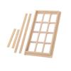 Simulation Window for , 112 Furniture Ature Model Wooden 12 Pane Blank Window Accessories Accessories