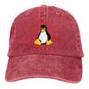 Sommerkappe Sonnenschirm LINUX Hip Hop Kappen Computerprogrammierer Cowboyhut Schirmmütze Trucker Dad Hats