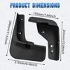 Car Splash Guards Fender for Mazda CX-5 CX 5 CX5 KF -2024 Front and Rear Mud Flaps