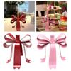 Iron Bow Candlesticks Decorative Candle Stand Table Centerpiece for Festive Home Holiday Atmosphere