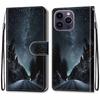Luxury Painted Leather Case Wallet Book Style Protective Cover for iPhone 16 15 14 13 12 11 Pro MAX 16Pro 15Pro 14Pro 16Plus 15Plus 12mini SE4 (2025)