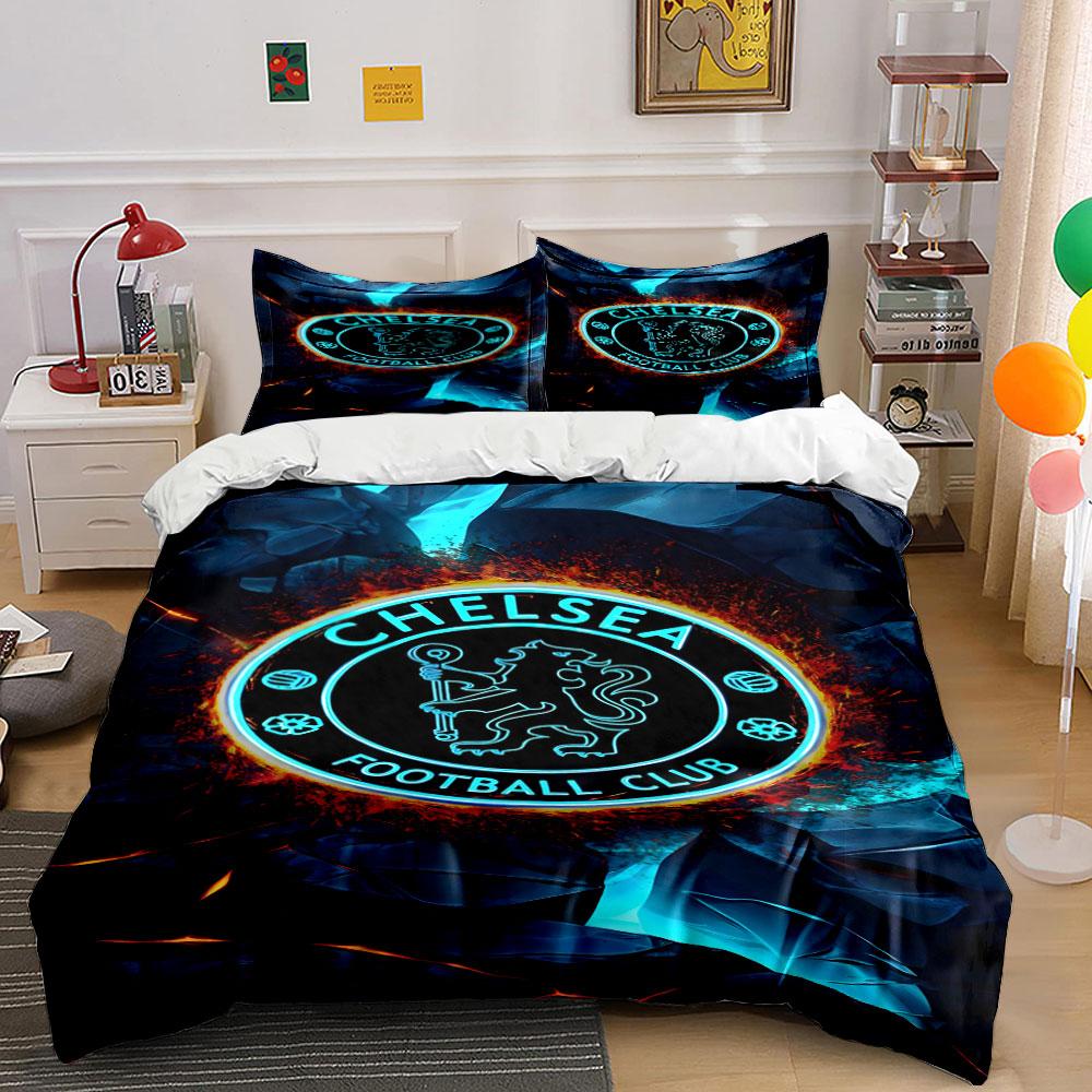 

Chelsea Football Club logo. Bedding sets Duvet cover sets Duvet covers Pillowcases(1 * Duvet Cover 2 * Pillowcases, without duvet insert) 135x200cm