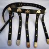 Traditional Hanfu Belt Ancient Style Slings Belt Slings, Flying Fish Clothes Round Neck Robe Accessories Tang Leather Belt