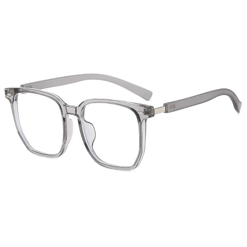 Square Shape Frame Anti-blue Eyeglasses for Men Women Fashion Simple PC Eyeglasses Light Blocking Lenses Eyeglasses Glasses