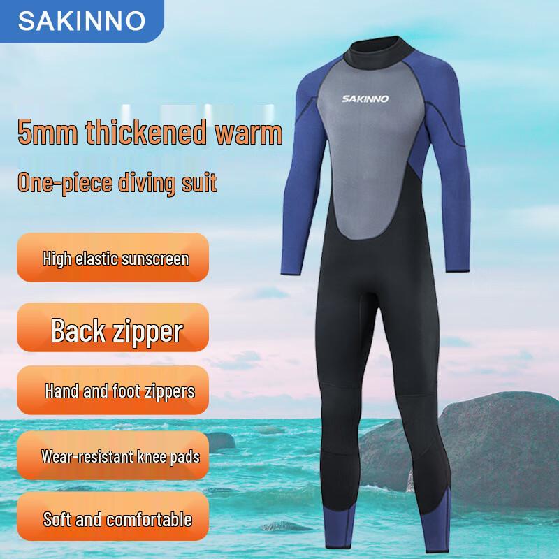 SAKINNO 5mm Men s Full Body Wetsuit 2XL