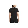 Nike Swoosh Run Quick-Dry Short Sleeve T-Shirt Women Tops Black DM7778-010