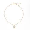 Sweater chain light luxury European and American autumn and winter jewelry women's versatile alloy pendant niche diamond-encrusted flower necklace