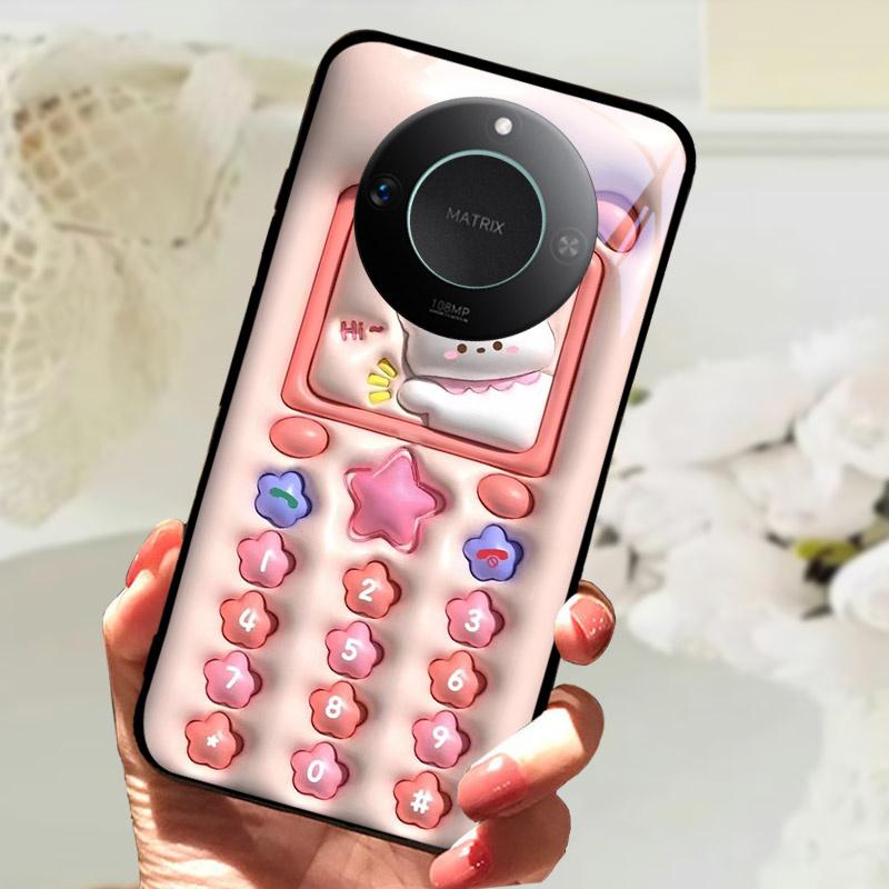 For Honor X9C Smart Case Cover Fashion Luxury Cool Animals Painted Fundas For Honor X9C Smart Tempered Glass Phone Back Shell