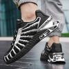 Blade Men's Shoes Autumn New Knitted Mesh Breathable Thick Sole Heightening Sports Leisure Dad Shoes Men