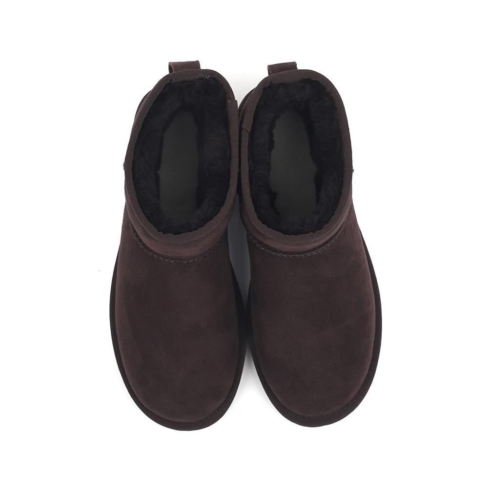 Oz Ugg Wear Adult Classic Mini Boots Choco