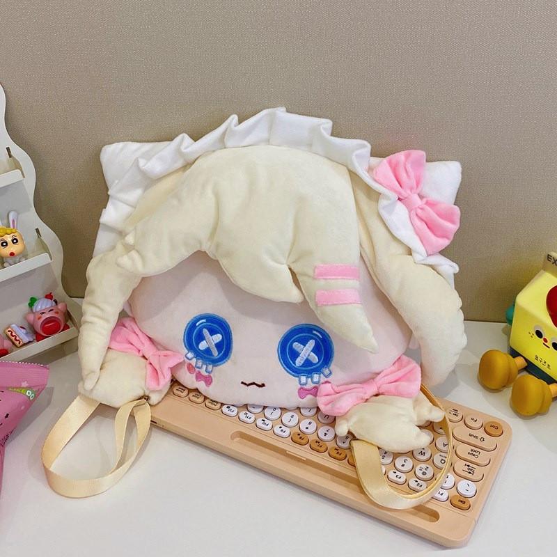 Pie Pinkie Emma Woods Plush Backpack Large Capacity Schoolbag Kids Cute Gift